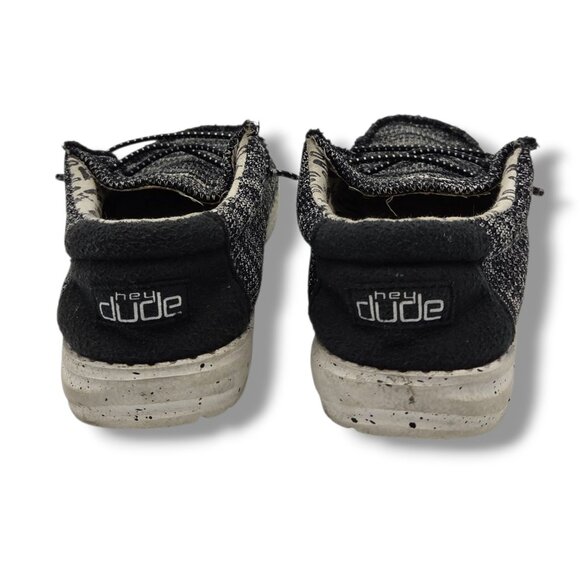 Hey Dude Wally Youth Shoes Child 13 Sox Skater Black - Picture 6 of 9